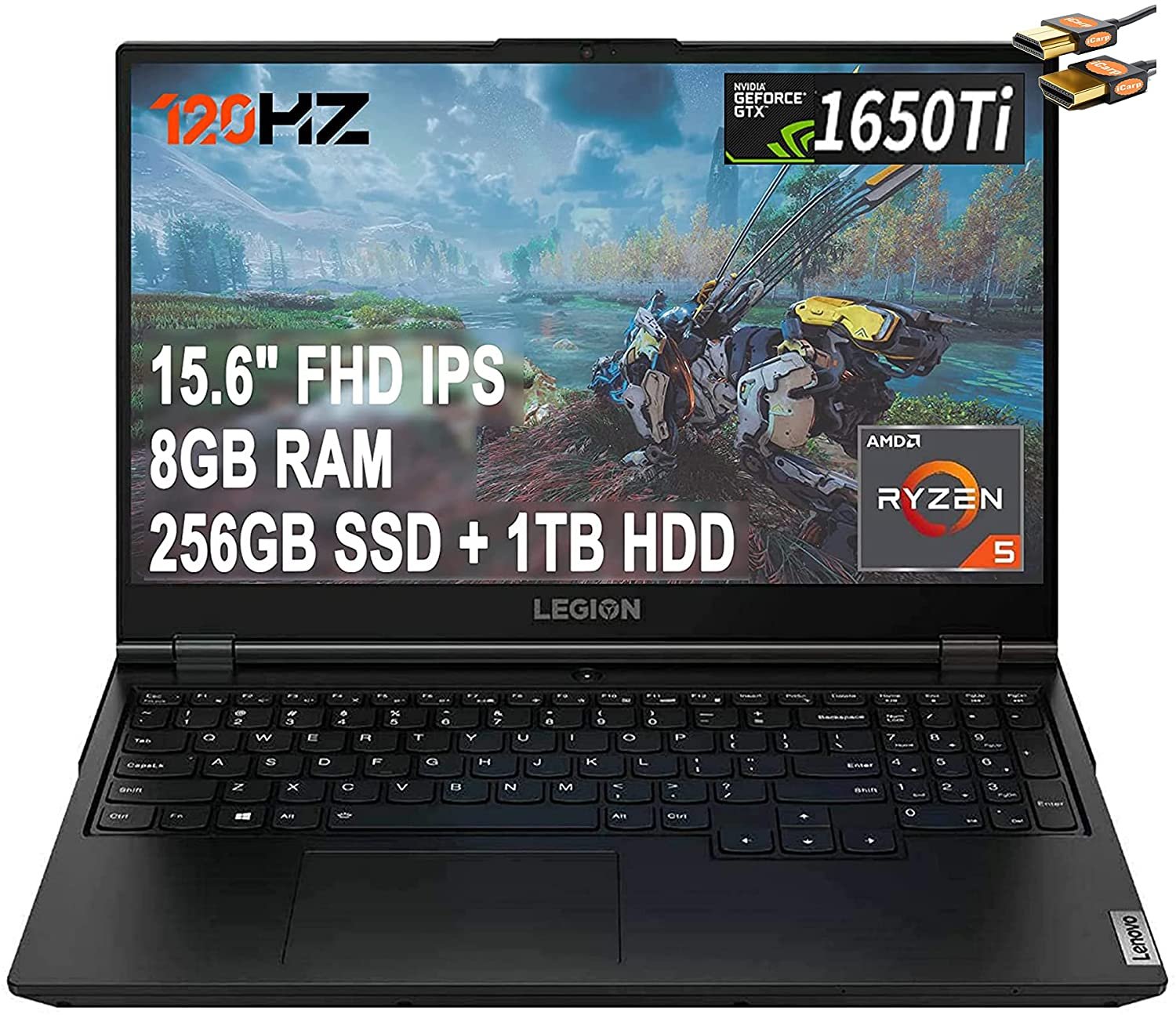 Legion 5 Gaming Laptop 15.6" FHD IPS 120Hz AMD